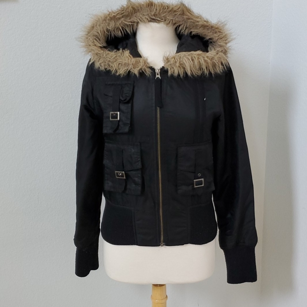 O'Neill Black Hooded Jacket